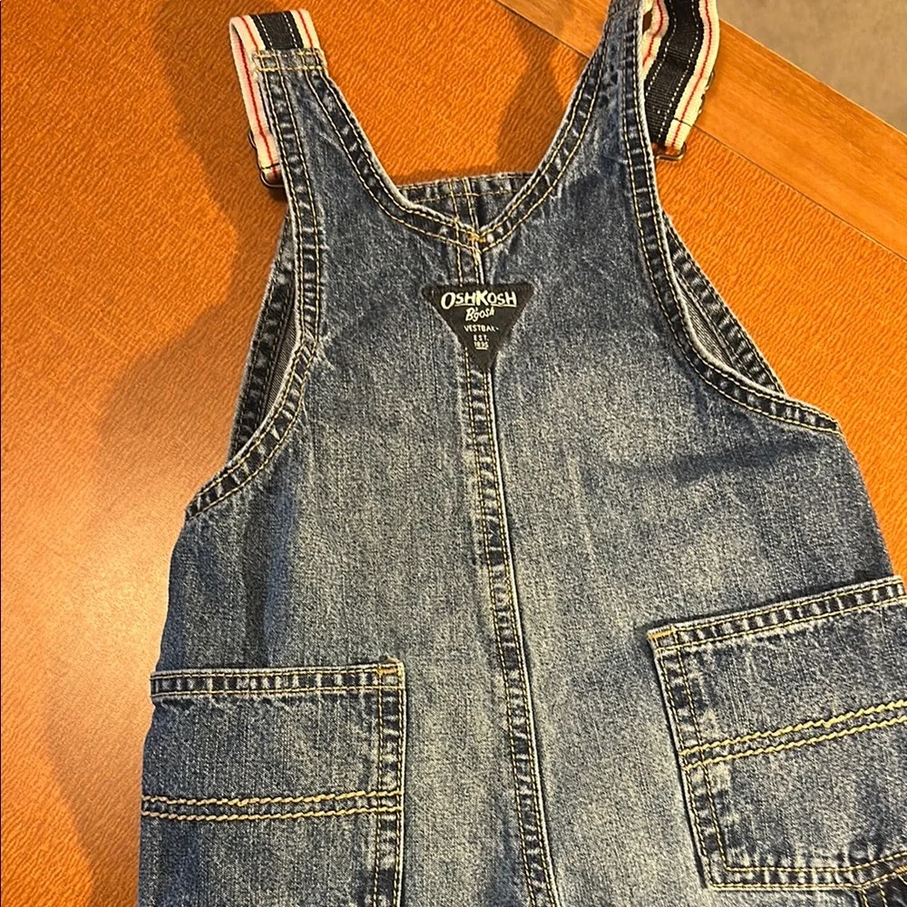 OshKosh B'gosh Blue Denim Overalls for‎ Kids